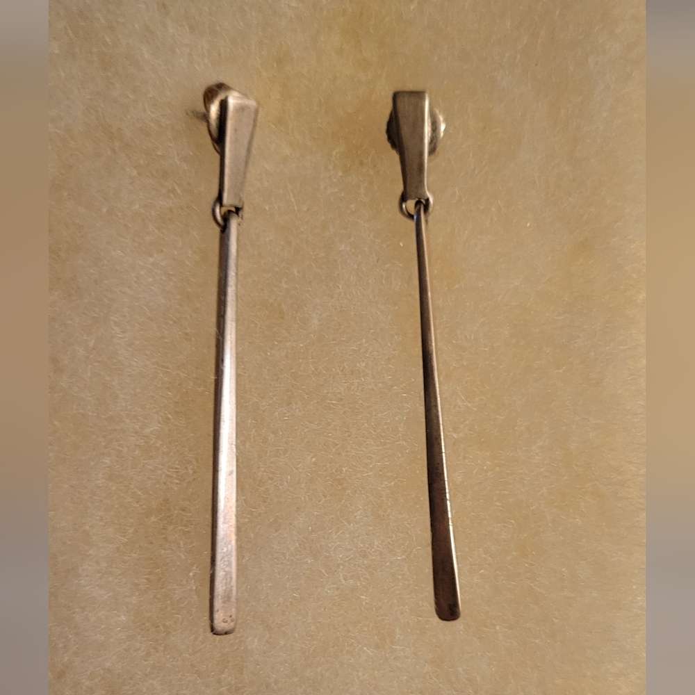 James Avery Silver Dangle Earrings - Picture 2 of 6